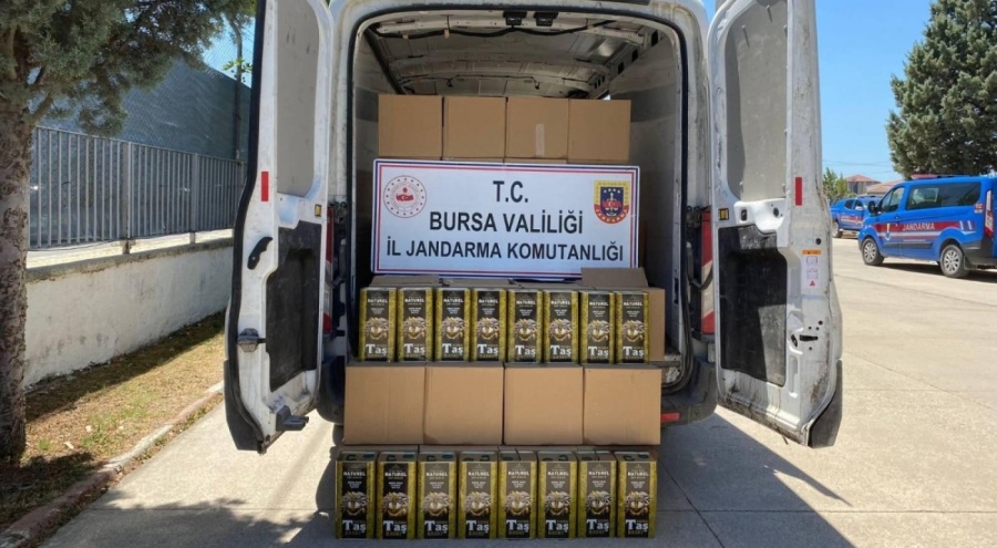 Bursa'da 'sahte zeytinyağı' ele geçirildi!