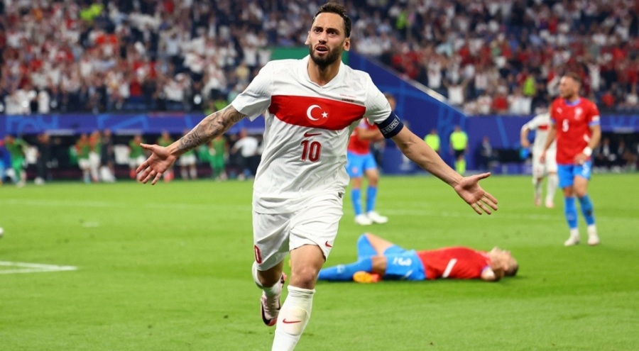 Hakan Çalhanoğlu'nun golü EURO 2024'de aday