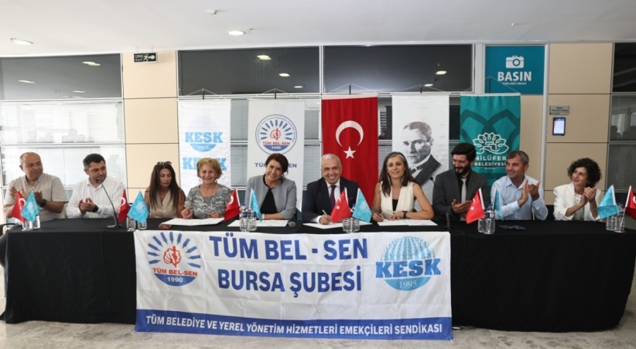 Bursa Nilüfer Belediyesi'nde toplu iş sözleşmesi sevinci