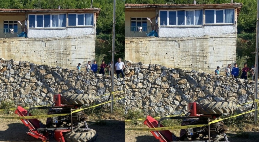Traktör devrildi! 1 çocuk öldü, 1 çocuk yaralandı