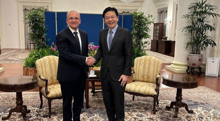 Bakan Şimşek, Singapur'da temaslarda bulundu