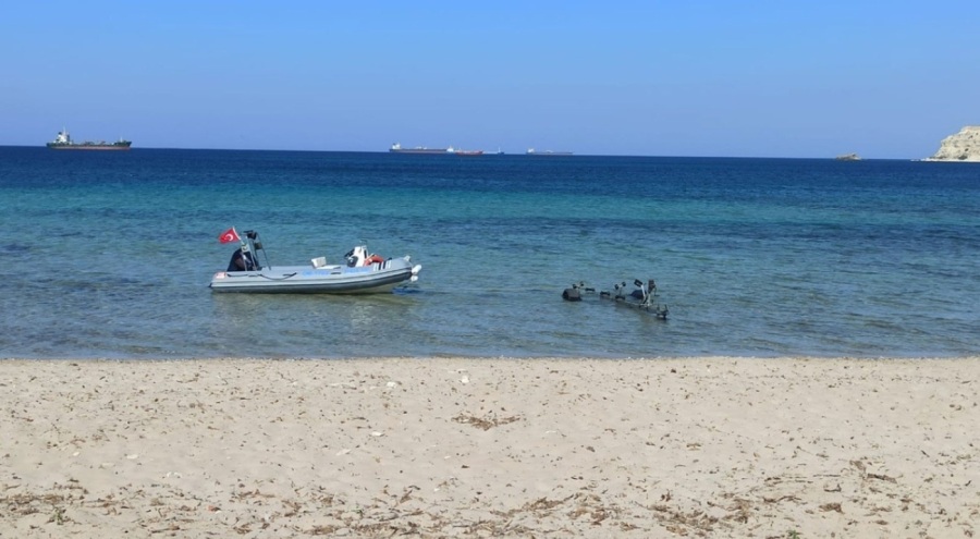 Çanakkale'de denize giren kadın kayboldu