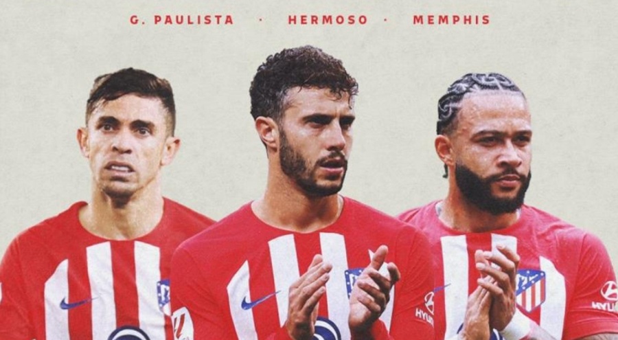 Atletico Madrid, Hermoso, Depay ve Paulista'ya veda etti