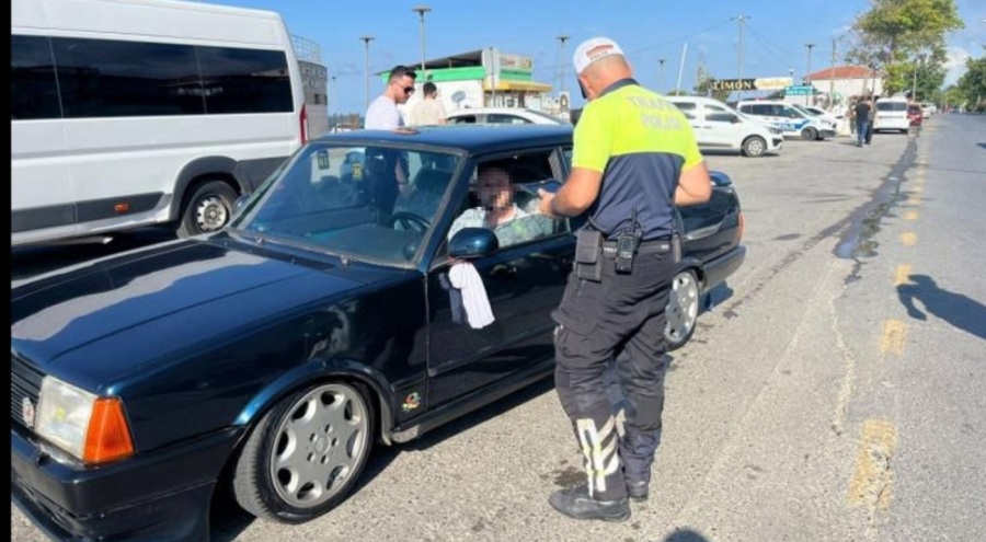 Sakarya'nın tatil bölgesinde polis denetimi