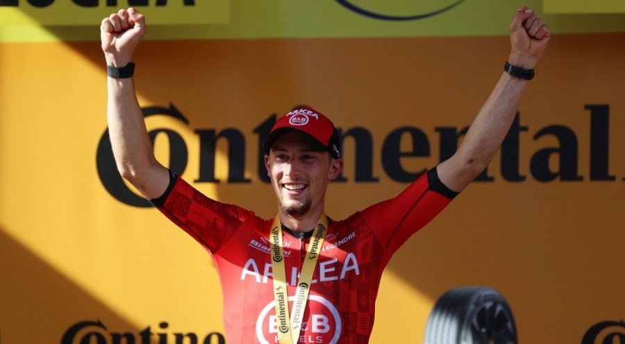 Fransa Bisiklet Turu'nda ikinci etabın galibi Kevin Vauquelin!