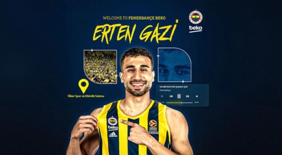 Fenerbahçe Beko Erten Gazi'yi transfer etti