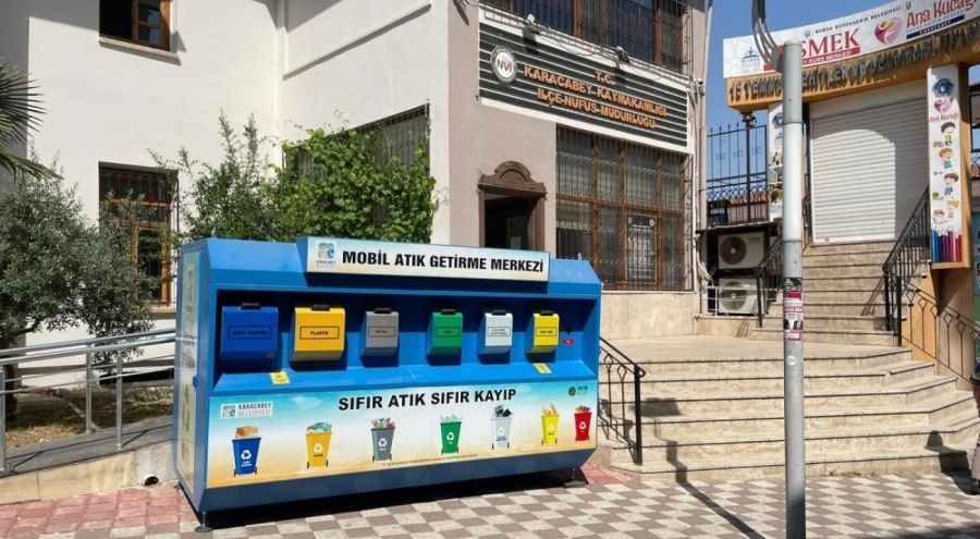 Karacabey'de Mobil Atık Getirme Merkezi'ni hizmete sunuldu