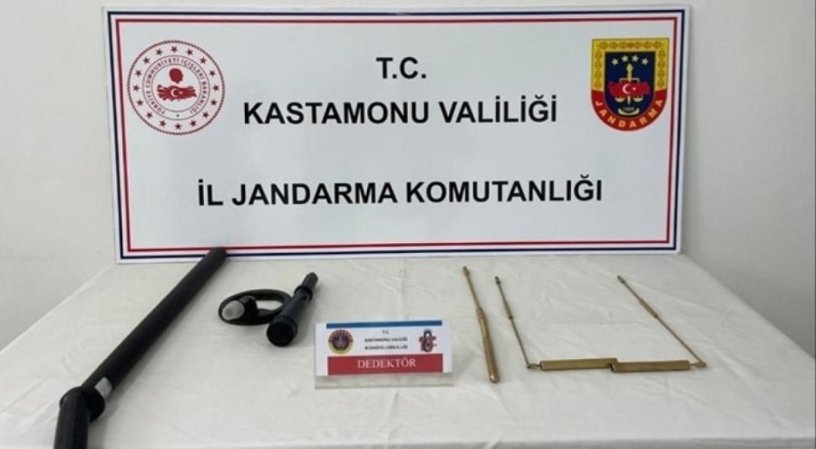 Kaçak kazı yapanlara suçüstü baskın