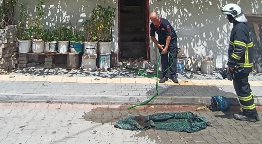 Tüp bomba gibi patladı