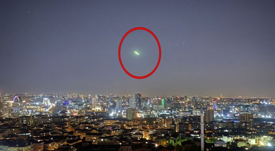 Bursa semalarında süzülen parlak cisim bakın ne çıktı!