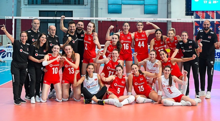 U22 Kadın Voleybol Milli Takımı, Avrupa üçüncüsü oldu!