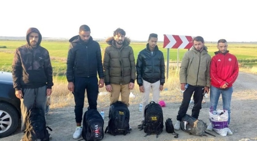 Edirne'de 11 kaçak göçmen yakalandı