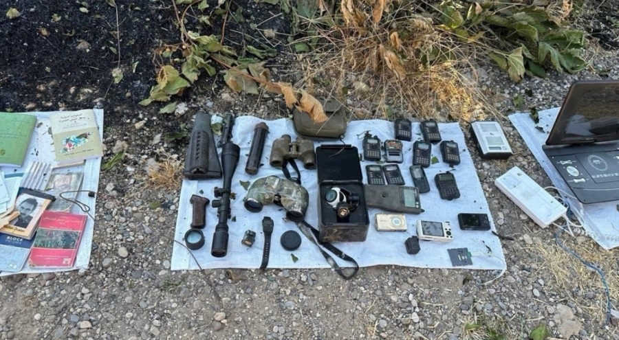 MSB, teröristlerden ele geçirilen malzemeleri paylaştı