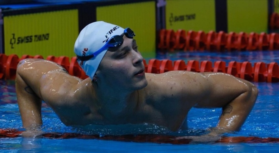 Milli yüzücü Berke Saka'dan Paris kotası