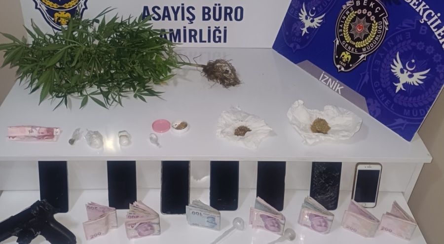 Bursa İznik'teki uyuşturucu operasyonunda 7 gözaltı!