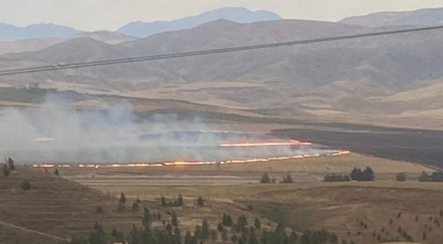 Anız yakan 5 kişiye ceza!