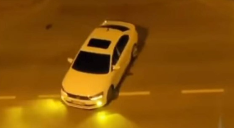 Drift atan sürücüye 32 bin lira ceza