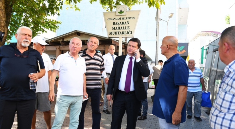 Başkan Aydın'dan yerinde çözüm! "Hizmetlerimize hız kesmeden devam edeceğiz"