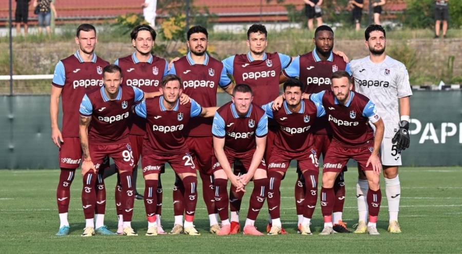 Trabzonspor hazırlık maçında 2 golle galip geldi