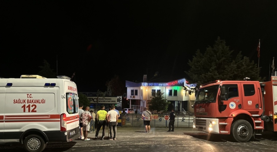 Tekirdağ'da fabrikada patlama meydana geldi