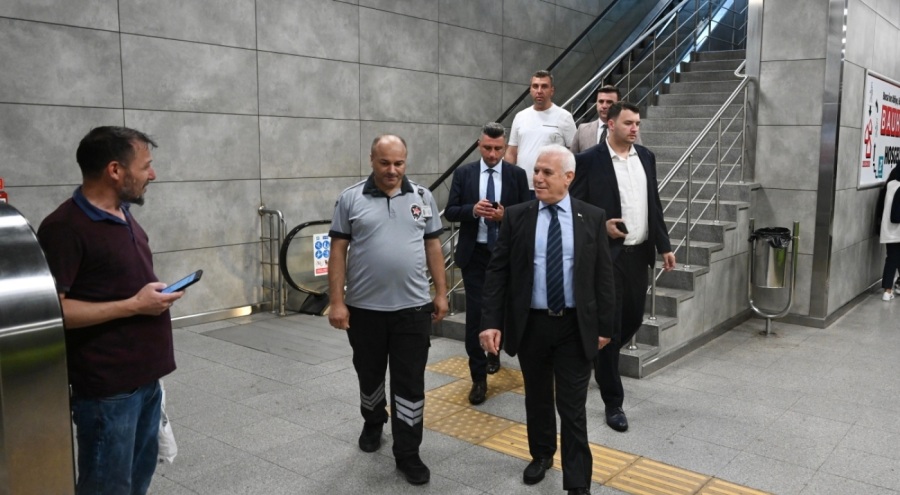 Başkan Bozbey Odunluk İstasyonu'nu ziyaret etti