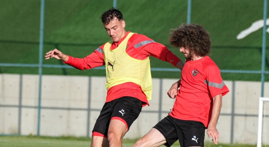 Hatayspor taktik idmanı yaptı