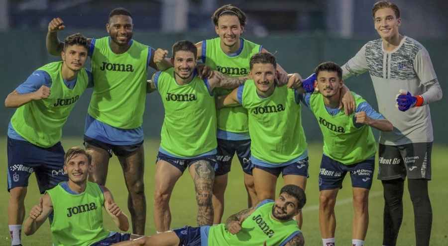 Trabzonspor günü çift idmanla tamamladı