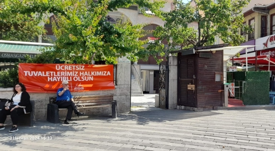 Bursa Osmangazi'deki ücretsiz tuvaletler ikinci kez yargıya takıldı