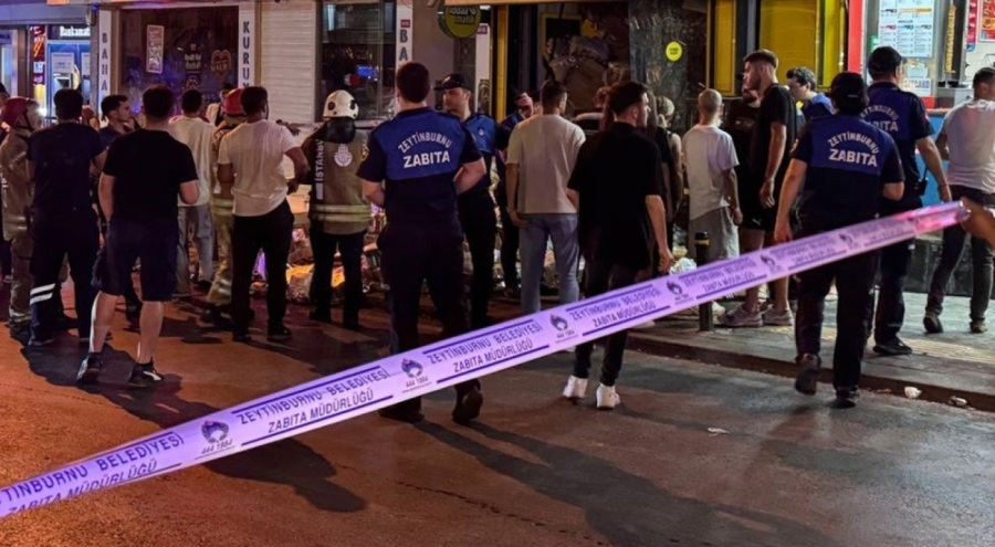 Tekel bayisinin asma tavanı çöktü: 1 yaralı