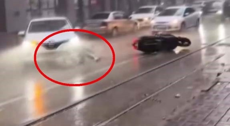 Bursa'da yürekleri ağza getiren kaza