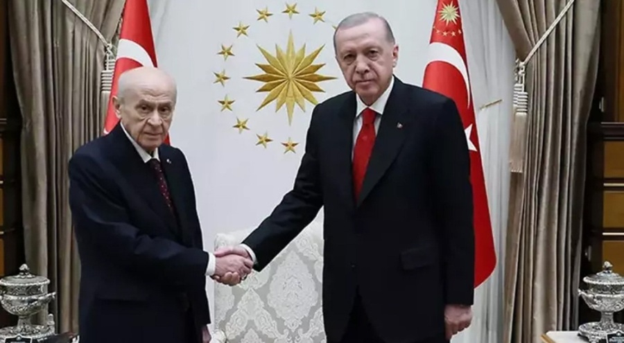 Cumhurbaşkanı Erdoğan, Bahçeli'yi kabul etti