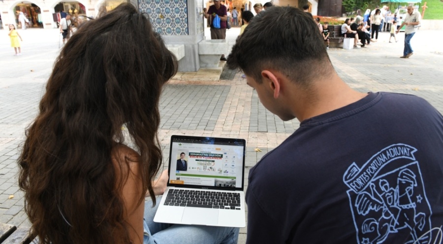 Osmangazi'de ücretsiz internetten 6 ayda 21211 kişi yararlandı