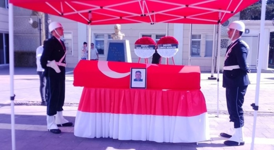 Şanlıurfa İl Emniyet Müdür Yardımcısı Zekeriya Baran için cenaze töreni