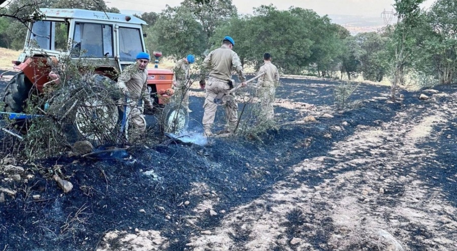 Uşak'taki orman yangınları 17 saatte kontrol altına alındı