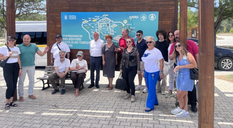 Harmancık'ın ekolojik turizm potansiyeli Avrupalılara anlatıldı