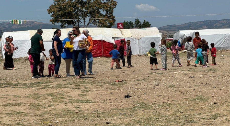 Bursa'da çadırlarda yaşayan çocukların eğitimi için harekete geçildi