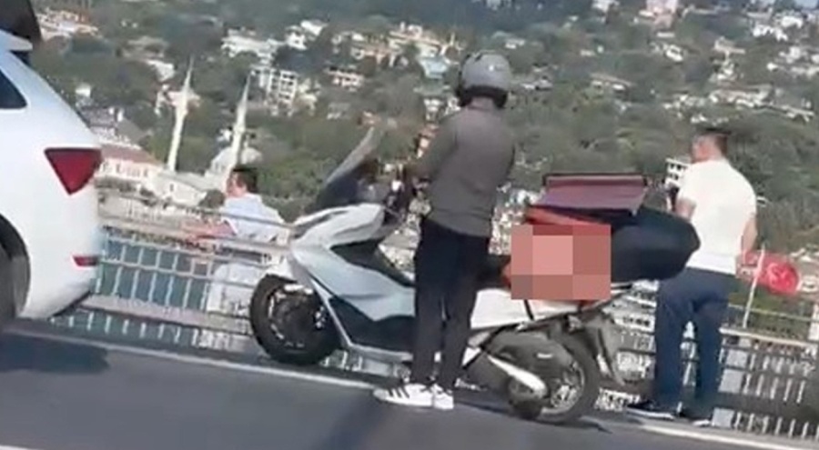 15 Temmuz köprüsünde intihar girişimi!