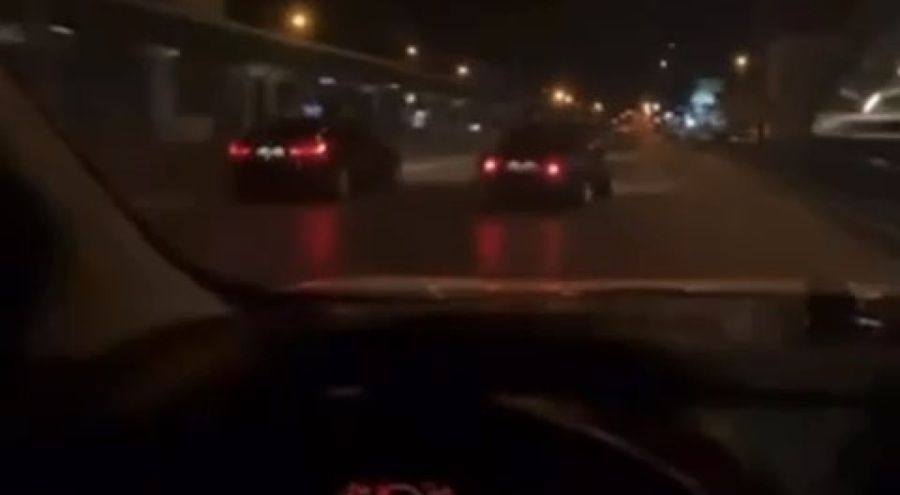 Bursa'da yarışan araçlar trafikte dehşet saçtı