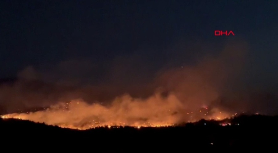 Çanakkale yangını 14 saat sonunda kontrol altına alındı