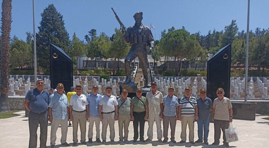 Bursalı Kıbrıs Gazileri, 50 yıl sonra 'gazi' oldukları toprakları ziyaret etti
