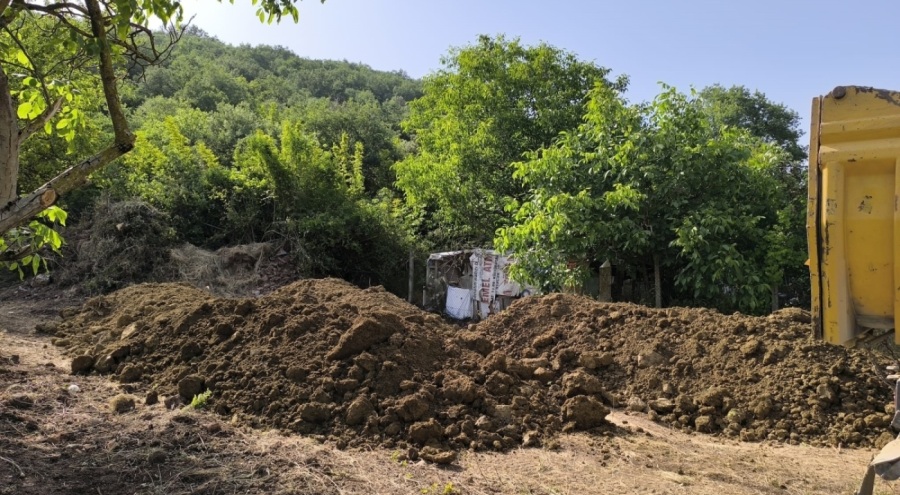 Osmangazi'de kaçak hafriyat dökenlere ceza