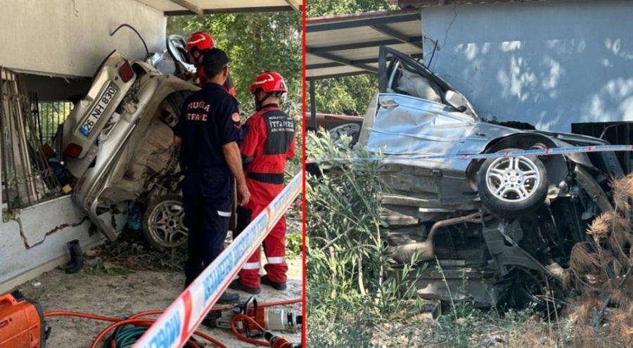 Otomobil eve girdi, 1 kişi hayatını kaybetti