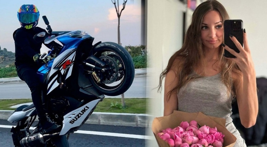 Kazada ölen motosikletli Rus fenomen hatalı sollama yapmış