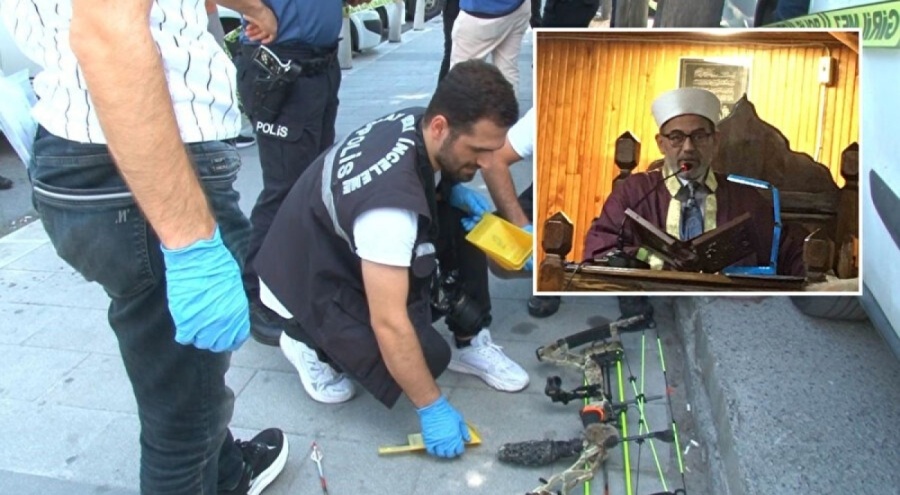 İstanbul'da tartıştığı cami imamını okla vurdu