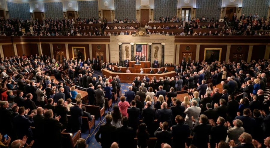 Netanyahu ABD Kongresi'nde dakikalarca ayakta alkışlandı