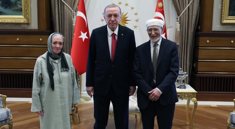 Cumhurbaşkanı Erdoğan, Faslı filozof Taha Abdurrahman'ı kabul etti