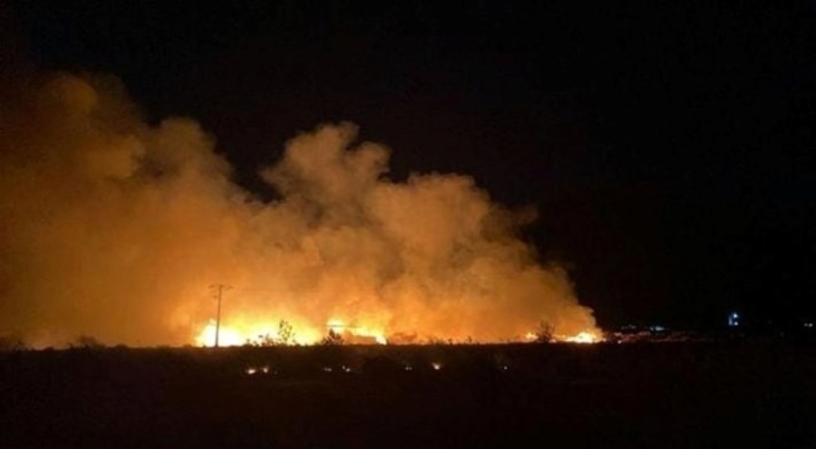 Bal paketleme tesisinde büyük yangın