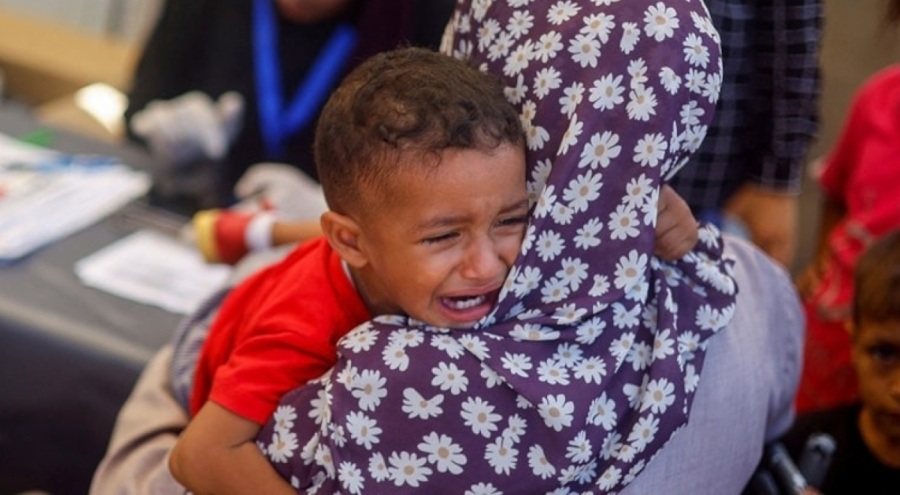 Gazze'de çocuk felci salgını başladı