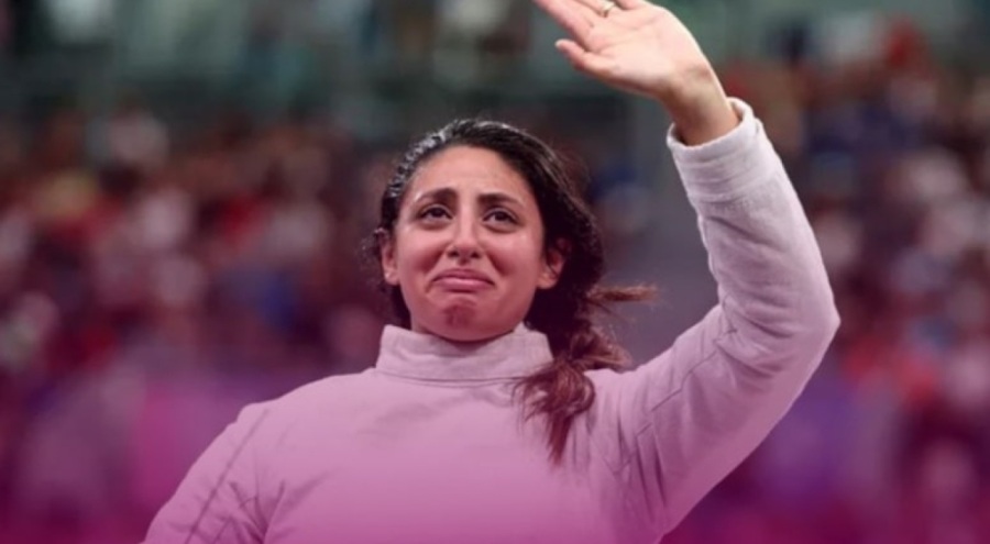 Mısırlı Nada Hafez, Paris 2024'te 7 aylık hamile olduğunu açıkladı