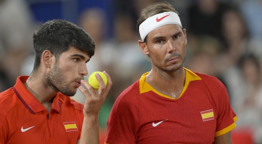 Rafael Nadal - Carlos Alcaraz çiftinden olimpiyatlara veda